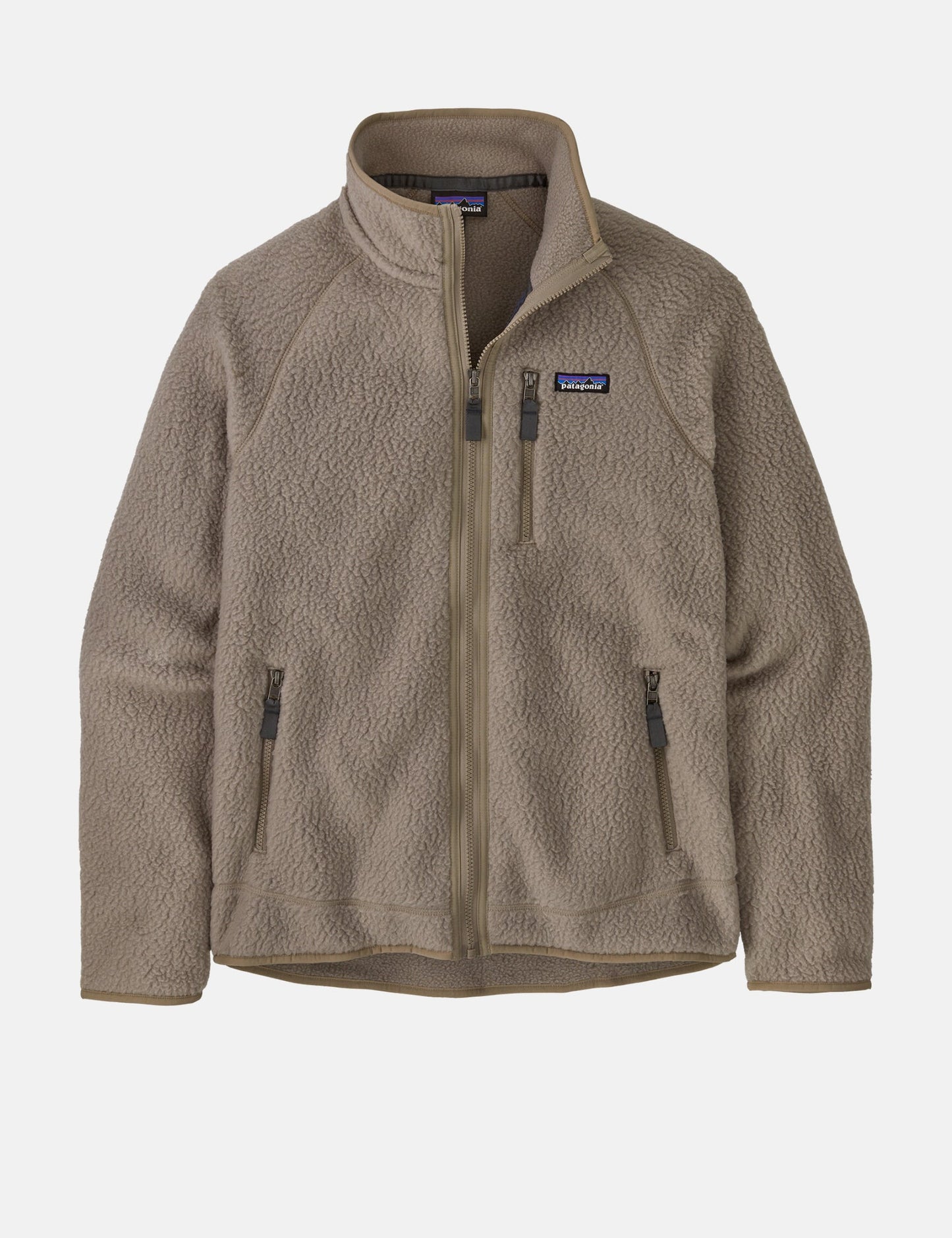 Pata Retro Pile Jacket - Seabird Grey