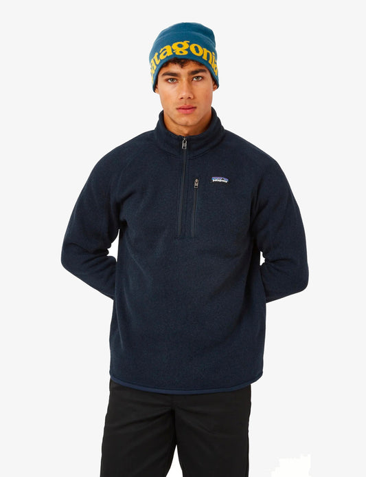 Pata Better Sweater 1/4 Zip Fleece - New Navy Blue